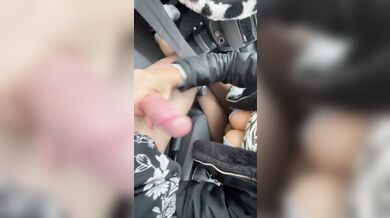 Public Handjob and Bj in the car - Tuga Perfect Big Tits GF - Portugal more on Onlyfans ????
