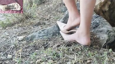 OS PÉS DA MORANGUINHO NA GRUTA DA SERRA DA ASSENTA