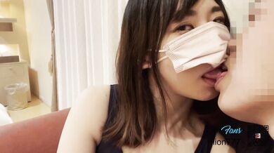 [Private video] Japanese married woman in a school swimsuit loves creampie with fuck buddey