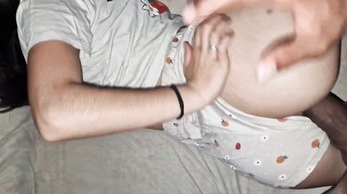 good fuck with my brother-in-law in my boyfriend's bed when he left for work