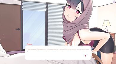 TSUNDERE MILFIN [HENTAI game] meeting on the table in the boss's office