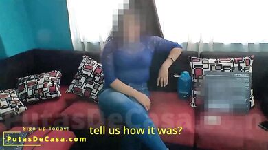 LAtina Joven Acude al Casting Porno, y le abren el Culo!