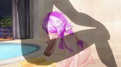 3D HENTAI Cute elf loves to suck your cock