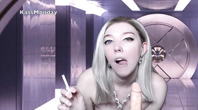 Smoking Emma Frost Blowjob in the X-Mansion