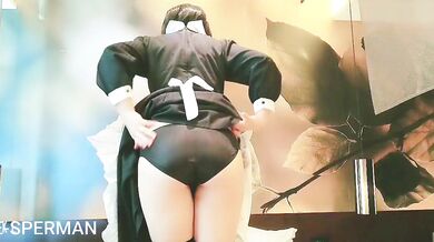 【個人撮影】えちえちな素人日本人メイドにエッチなお