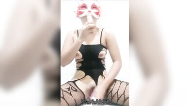 Threesome with dildo, bored sa boarding house. Puntahan nyo ako