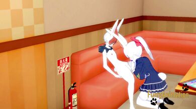 Pokemon Hentai - Cinderace fucks sexy bunny