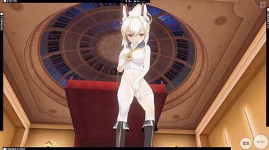 3D HENTAI Ayanami from Azur Lane masturbation and cum