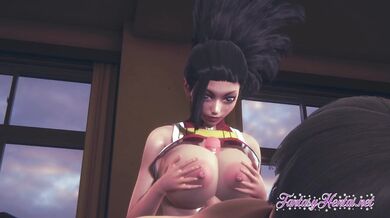 Boku No Hero Hentai - Momo boobjob and cums in her tits