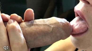 Cum with blowjob tongue licking foresckin - I think you should try this!!!