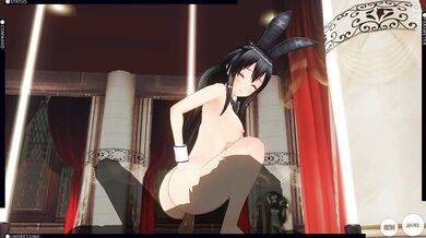 3D HENTAI Mai Sakurajima wants to fuck with you