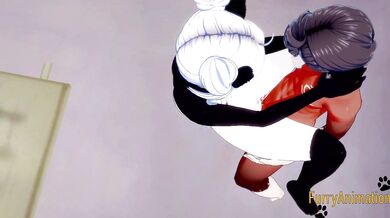 Furry Hentai - Horse and Panda Bear Yiff