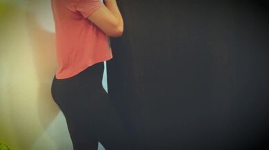 Handjob and blowjob in the store dressing room.