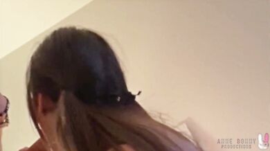 OMFG!! Anne Bonny Sucks his Dick in front of Girlfriend!????