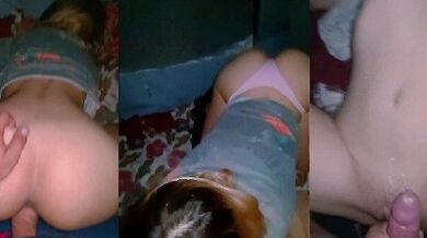 I fucked my ex at a summer camp and her current boyfriend almost discovered us - secret sex