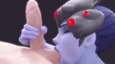 Widowmaker Handy While Sucking Big Balls