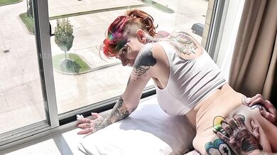 Fucked against the window in broad daylight!