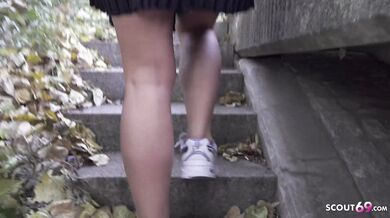 GERMAN SCOUT - First Anal at Pickup Casting for Big Butt Crystal Richi