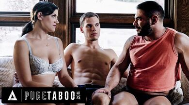 PURE TABOO Bisexual Couple Convinces Curious Exchange Student To Be Their New Third FULL SCENE!