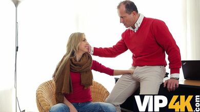 OLD4K. Old penis is slut's best friend when it comes to asking for help