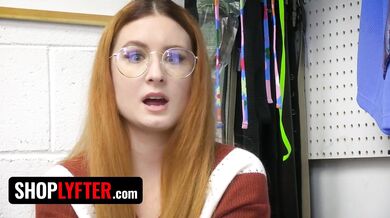 Shoplyfter - Redhead Nerd Babe Shoplifts From The Wrong Store And LP Officer Teaches Her A Lesson