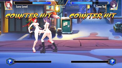 Lara Lewd vs Zone Tan 3d version