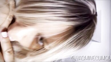 I can't resist taking my date's condom off when I see the amount of cum