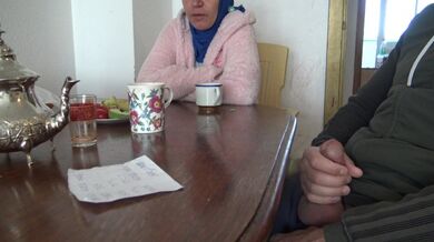 58-year-old moroccan mother masturbating with stepson