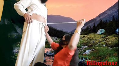 Desi indian Brother fucking outdoors teen age step sister