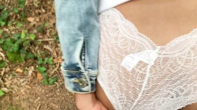 I fuck her in the forest