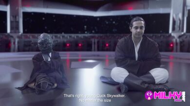 CUM WARS: Master YODA fucks Princess Leia