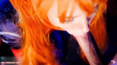 Sloppy Blowjob and Pussy Creampie. Evangelion Asuka Langley - MollyRedWolf