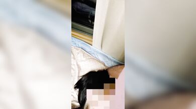 いきなりバイブを使われて恥ずかしいけど気持ちいそりカーテンを開けて丸見えにしてみたが、そのままイッテしまい、バイブと露出の快感を味わってしまった49歳人妻