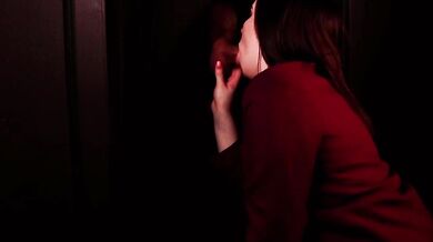 Hot Student Drops To Her Knees At The Gloryhole