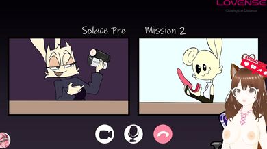 We fuck with sex virtual sex devices and I end up cumming inside her (Furry animation) - Jazziuu