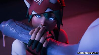 futa widow annihilates mercys tight pussy