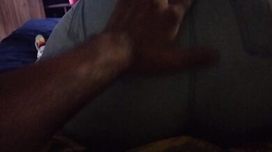 Joven con lencería amateur