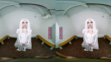 VR Conk Lily Larimar as Emma Frost in X-Men Sex Parody VR Porn