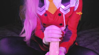POV: Greedy slut Zero Two can't stop squirting while you fuck her - Cosplay Spooky Boogie