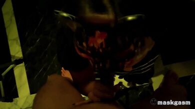 "It feels good ~" Give a maid an onahole + blowjob