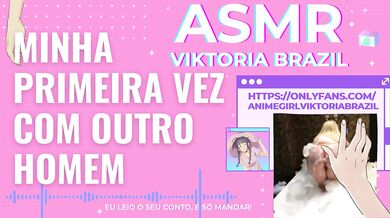 Minha primeira vez com outro homem ASMR Casada - Conto Erótico - corno - marido - esposa - menage
