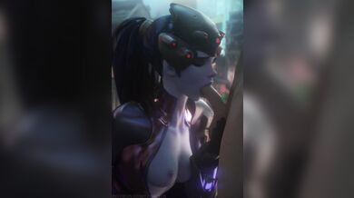 Overwatch Widowmaker blowjob - (Fpsblyck)