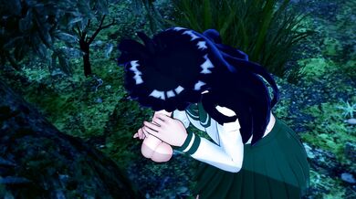 Kagome BLOWJOB in forest Inuyasha (3D Hentai)