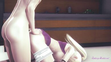 Naruto Hentai 3D - Ino's pussy and ass fucked