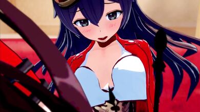 Finally find a correct use of Amber as a sexual toy for LaSignora (genshin impact)