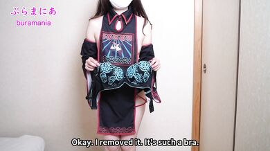 Full view from the side ???? Almost naked Jiangshi introduces no bra no panties change clothes u