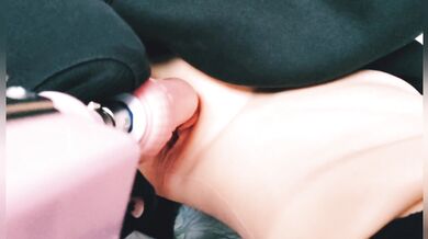 little Submissive virgin creamiest orgasm with fuck machine end in extreme squirt amateur