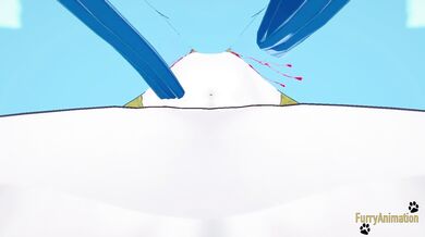 Pokemon Hentai Furry - POV Glaceon boobjob and fucked by Cinderace