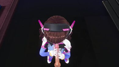 3D HENTAI DVA wants to taste your cum