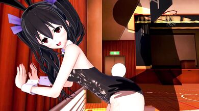 BUNNY GIRL HYPERDIMENSION NEPTUNIA NOIRE 3D HENTAI